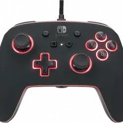 Mando - PowerA Spectra Wired Controller, Para Nintendo Switch, Cable USB, Ergonómico, Negro