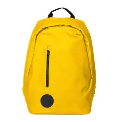 Mochila antirrobo impermeable Smile The Rock Amarillo para portátil 15,6''