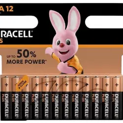 Pilas AAA - DURACELL Plus Power, Pack de 12, 1.5 V