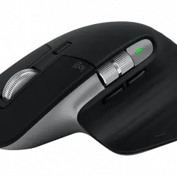 Ratón inalámbrico - Logitech MX Master 3S para Mac, Inalámbrico, 8000 ppp, Botones personalizables, 70 días de duración batería, Negro