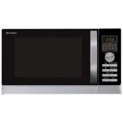 Sharp R843INW Microondas con Grill 3 en 1 25L 900W Plata