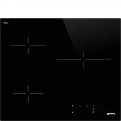 Smeg SE263TD1 Placa de Vitrocerámica 3 Zonas 60cm Negra