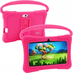 Tablet - DAM K705, Rosa y Blanco, 32 GB, 7" WSVGA, 2 GB RAM, Allwinner A133, Android