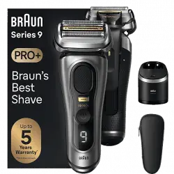 Afeitadora - Braun Series 9 PRO+ 9565cc, Centro SmartCare, ProTrimmer integrada, En Seco Y Mojado