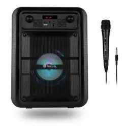 Altavoz Inalámbrico NGS Roller Lingo 20W con Micrófono - Negro