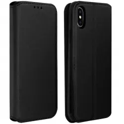 Avizar Funda Tipo Libro Cartera Negra para Apple iPhone X/XS