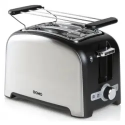 Domo Tostadora De 2 Ranuras 900w Negra - Do959t