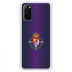 Funda para Samsung Galaxy S20 Licencia Oficial Real Valladolid Escudo Fondo Lila