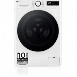 Lavadora secadora - LG F2DR5S09A1W, 9 kg+5 kg, 1200 rpm, 12 programas, Blanco