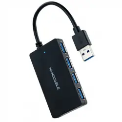 Nanocable 10.16.4403 Hub 4x USB 3.0 Negro