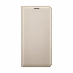 Samsung Funda Flip Wallet Para Galaxy J5 2016 Gold