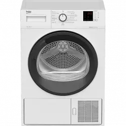 Secadora - Beko DHS 7413 GA0, Bomba de calor, 7 Kg, Ultra silenciosa, Antiarrugas, Blanco