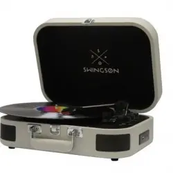 Tocadiscos Bluetooth Swingson On Stage Gris