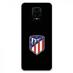 Funda Licencia Oficial del Atleti Escudo Fondo Negro para Xiaomi Redmi Note 9S