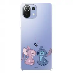 Funda Oficial de Disney Angel & Stitch Beso Lilo & Stitch para Xiaomi Mi 11 Lite