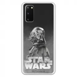 Funda para Samsung Galaxy S20 Oficial de Star Wars Darth Vader Fondo Negro