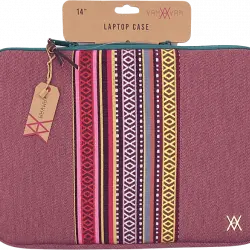 Funda portátil - Vam VALAP001W Cereza, Para de 14", Universal, Textil, Multicolor