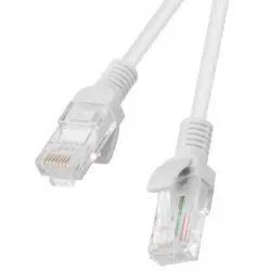 Lanberg Cable de Red RJ45 UTP Cat.5e 1m Gris