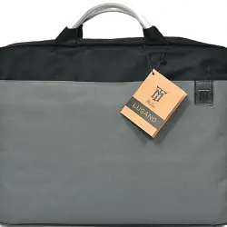 Maletín para portátil - Maillon Technologique Business Lugano, 16", Poliéster, Con cremallera, Gris