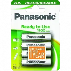 Pila AA - Panasonic Evolta Wentronic, 1900 mAh, NiMH 4-BL, Blanco