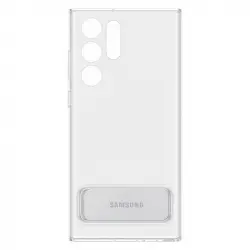 Samsung Clear Standing Cover Funda Transparente con Soporte para Galaxy S22 Ultra