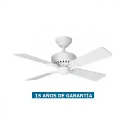 Ventilador De Techo Hunter 24170 Bayport 107 Blanco O Roble Claro / Blanco