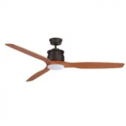 Ventilador De Techo Martec Governor Bamboo Blades Light