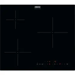 Zanussi ZITN632K Placa de Inducción 3 Zonas 60cm Negra