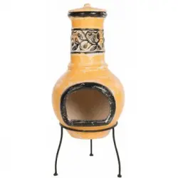 Chimenea Soledad Arcilla Amarilla /negra 86035 Redfire