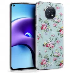 Cool Funda con Dibujos Flores Para Xiaomi Redmi Note 9T