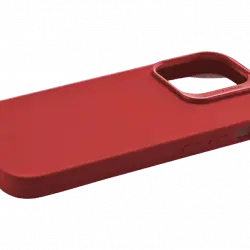 Funda - CellularLine SENSPLUSIPH15R, Para Apple iPhone 15, Silicona, Trasera, Antibacteriana, Rojo