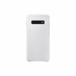 Funda Samsung Galaxy S10 Plus Piel Blanco - Nueva - Ef-vg975lwegww