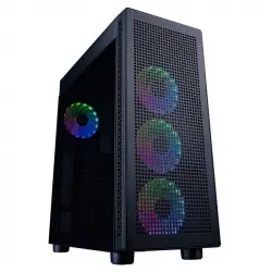 Hiditec H1 Air ARGB Midi Tower Cristal Templado USB 2.0 Negra