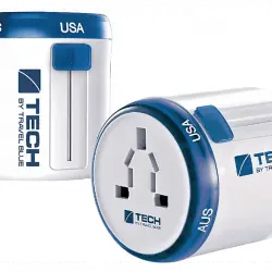 Adaptador Mundial Clavija electrica- Travel Blue 260 Todo en uno