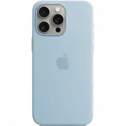 Apple Funda de silicona con MagSafe para el iPhone 15 Pro Max, Azul claro