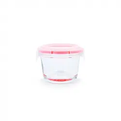 Ibili - Recipiente Redondo De 0.13l En Vidrio Borosilicato. Apto Horno