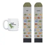 Kit Taza + Calcetines "Papisaurus"