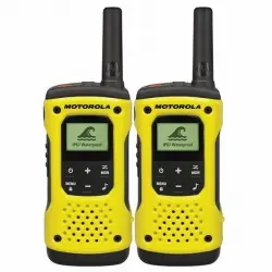 Motorola TLKR T92 H2O Pack 2 Walkie Talkie Negro Amarillo