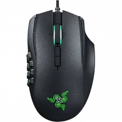 Ratón gaming - Razer Naga Trinity, 16000DPI, USB, Óptico, 19 botones personalizables, Negro y verde