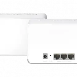 Sistema WiFi Mesh - Mercusys Halo H70X, 1800 Mbps, 2 Unidades, 150 Dispositivos, 6, Blanco