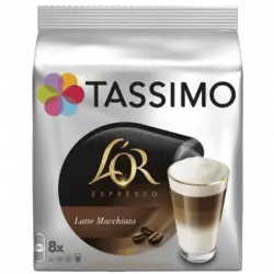 Cápsulas monodosis - Tassimo L'OR Espresso Latte Machiatto, 8 cápsulas