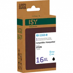 Cartucho de tinta - ISY IEI-1163-B Para Epson T1631, Negro