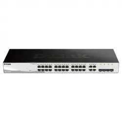 D-Link DGS-1210-28/E Smart+ Switch Gestionado 24 Puertos Ethernet Gigabit + 4 Puertos Combo 1000BASE-T/SFP