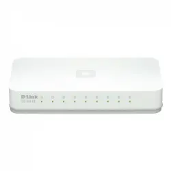 D-Link GO-SW-8E Switch Plástico 8 puertos 10/100 Mbps