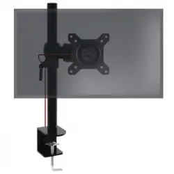 Duronic Dm351x1 Soporte Para Monitor De 13" A 27" Pulgadas 8kg Máx - Altura Ajustable, Giratorio, Inclinable, Brazo Extensible – Soporte Para Pantalla