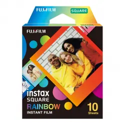 Fujifilm - Película Instantánea Rainbow Para Instax Square 10 Fotos