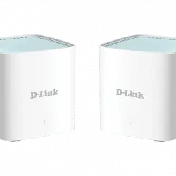 Sistema WiFi Mesh - D-Link M15-2 Eagle Pro AI AX1500, Pack 2 Extensores 6, 1500 Mbps, Inteligente, Blanco