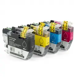 ZipZap Cartuchos Tinta Compatible Brother LC-3217 Multicolor Pack 20