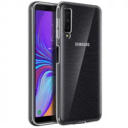 Avizar Funda de Silicona Flexible Transparente para Samsung Galaxy A7 2018