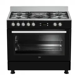 Beko GM 15310 DB Cocina Gas 5 Fuegos Negra